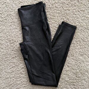 Spanx Faux Leather Leggings Black Size M